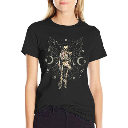 Fairy Grunge Fairycore Aesthetic Butterfly Skeleton Gothic  Quick-drying T-Shirt