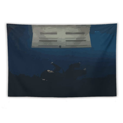 Hit Me Hard And Soft Cover Art Tapestry