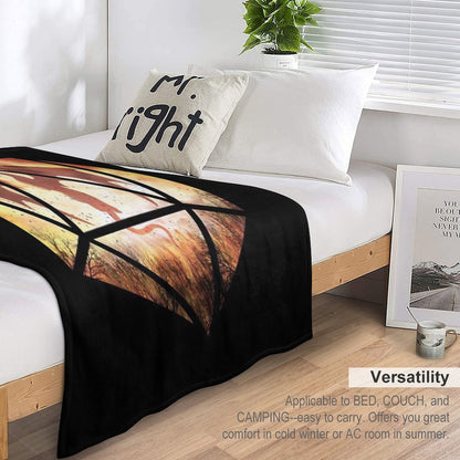 Fire Dragon D20 Throw Blanket