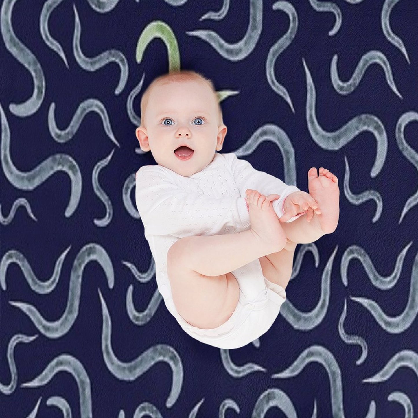 Caenorhabditis Elegans Model Organism Biology Pattern Throw Blanket