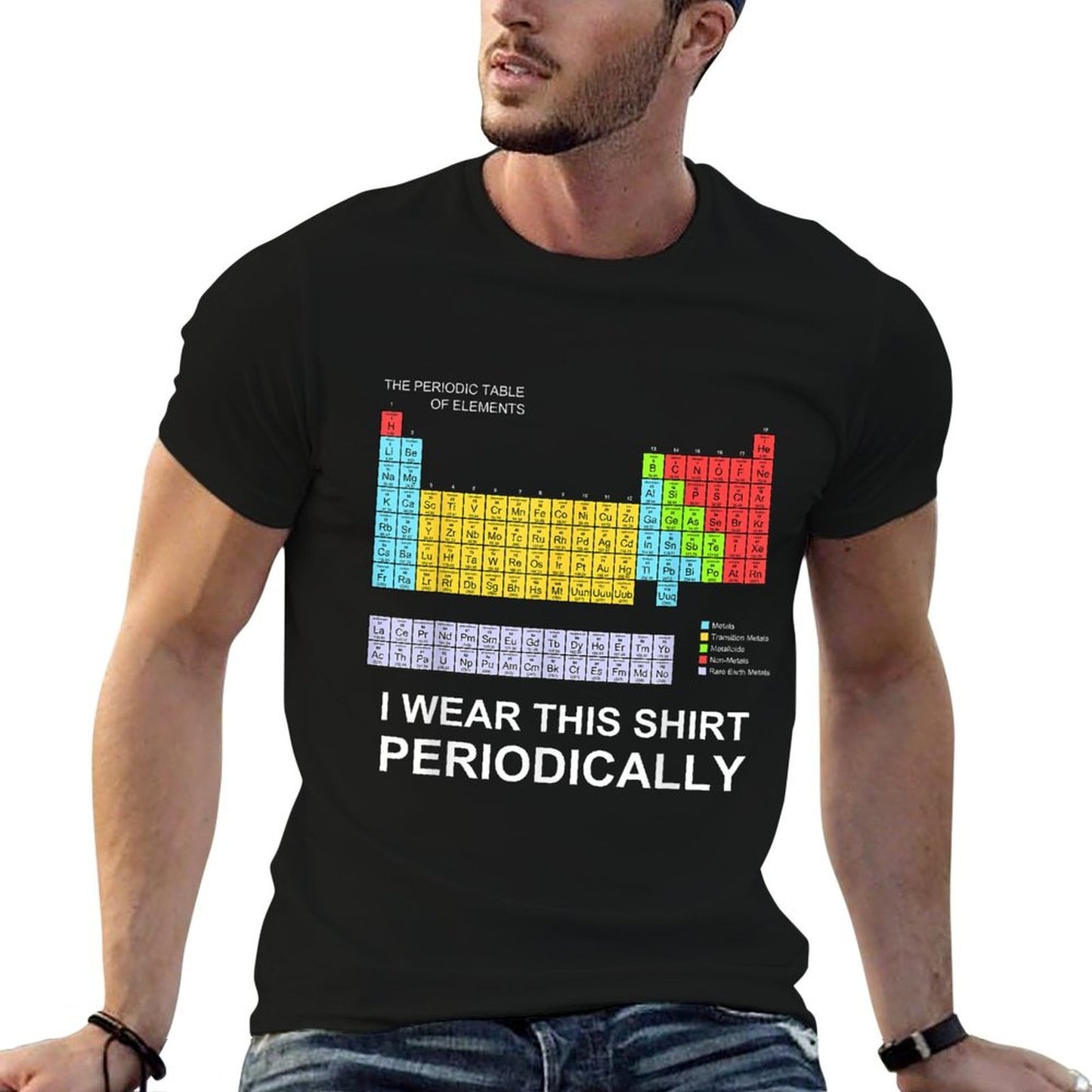 I Wear This Periodically T-shirt Funny Science Tshirt  Classic T-Shirt