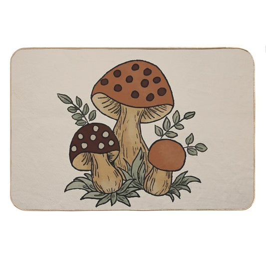 Merry Mushroom Bath Mat