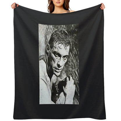 Jean-Claude Van Damme Throw Blanket