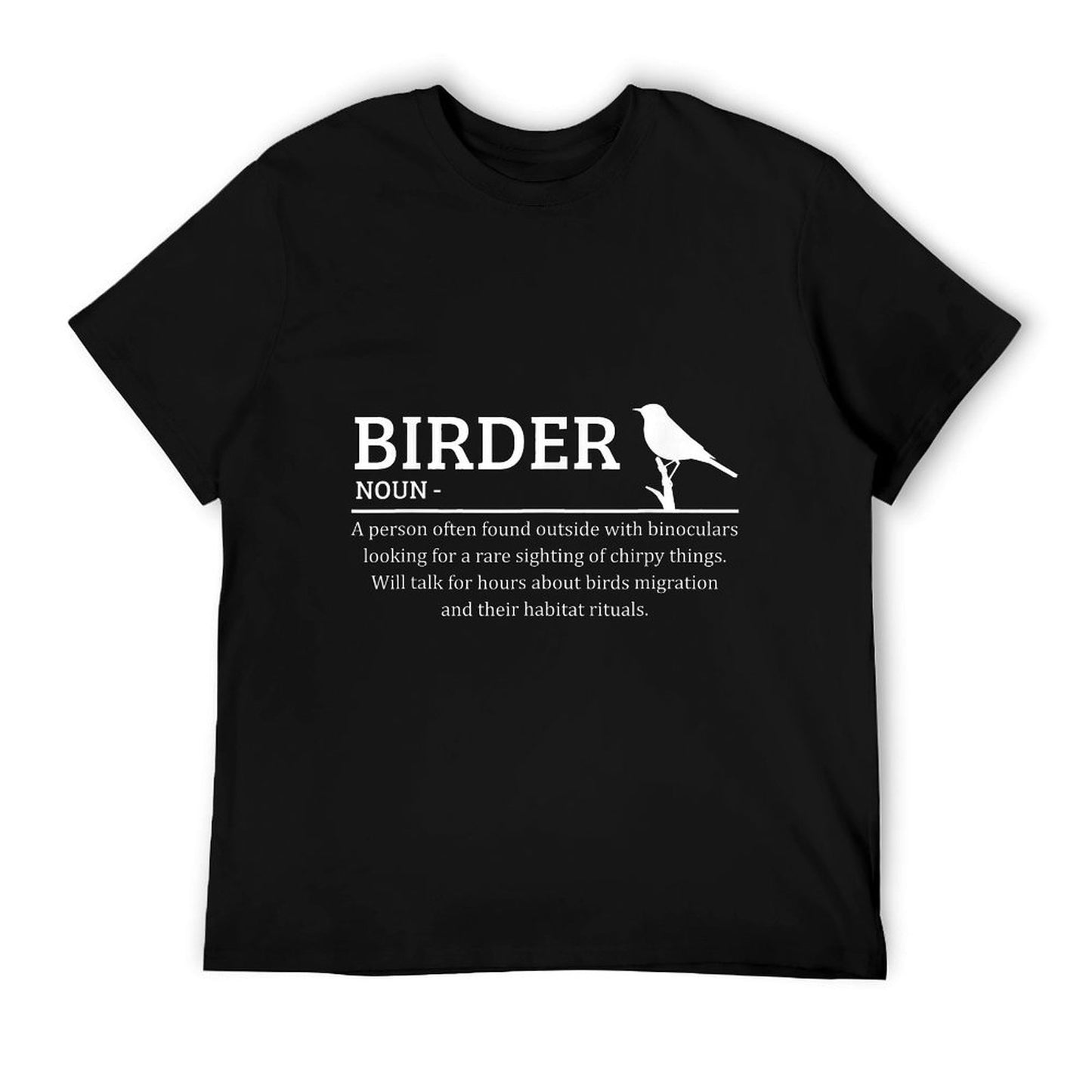 Birder Definition Funny Birding Birdwatching Lovers T-Shirt