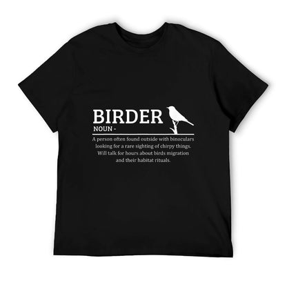 Birder Definition Funny Birding Birdwatching Lovers T-Shirt