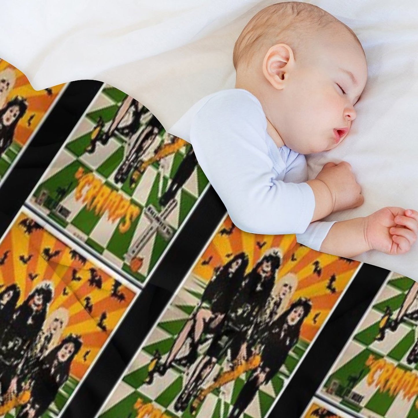 The Cramp's Halloween Throw Blanket