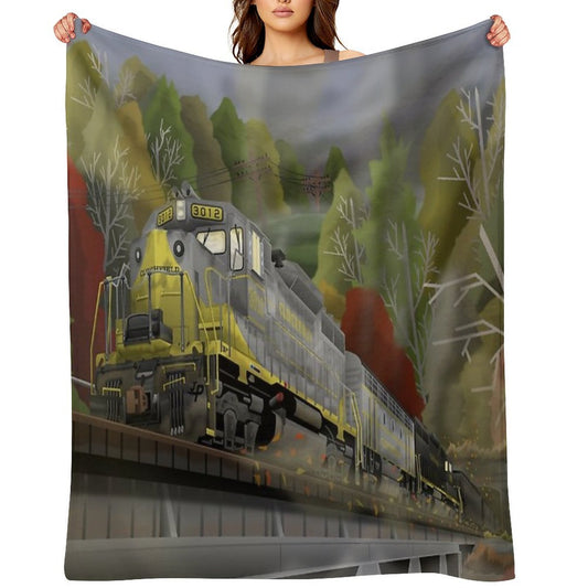 Appalachian Autumn Throw Blanket