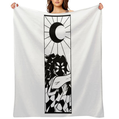 The Upper Moon One Throw Blanket