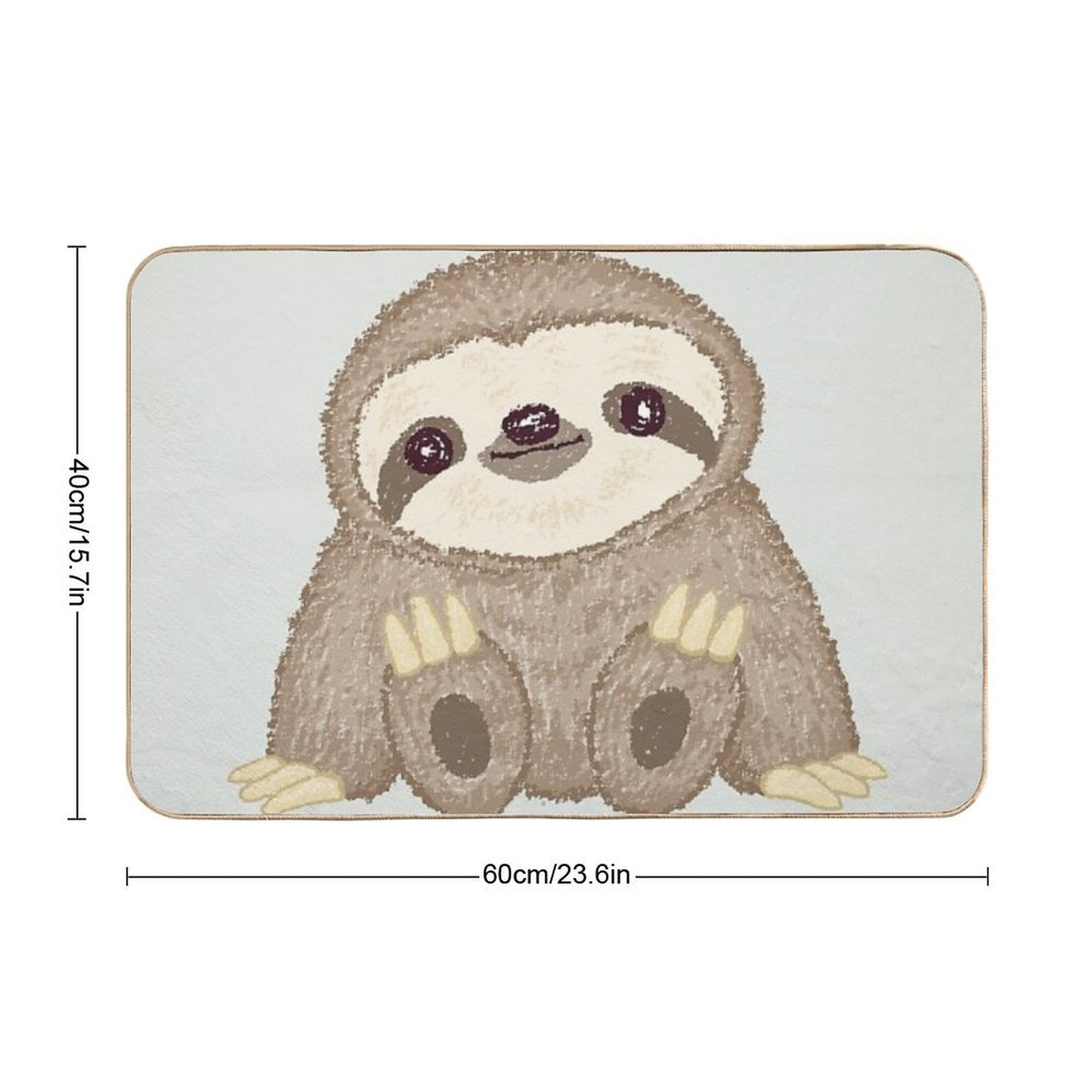 Sloth Bath Mat