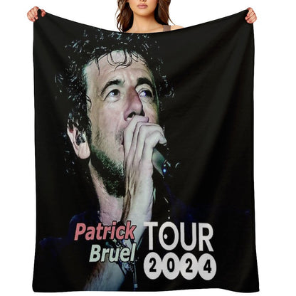 Bilanya Patrick Bruel Show Tour TOURNEE En ACOUSTIQUE 2022 Throw Blanket