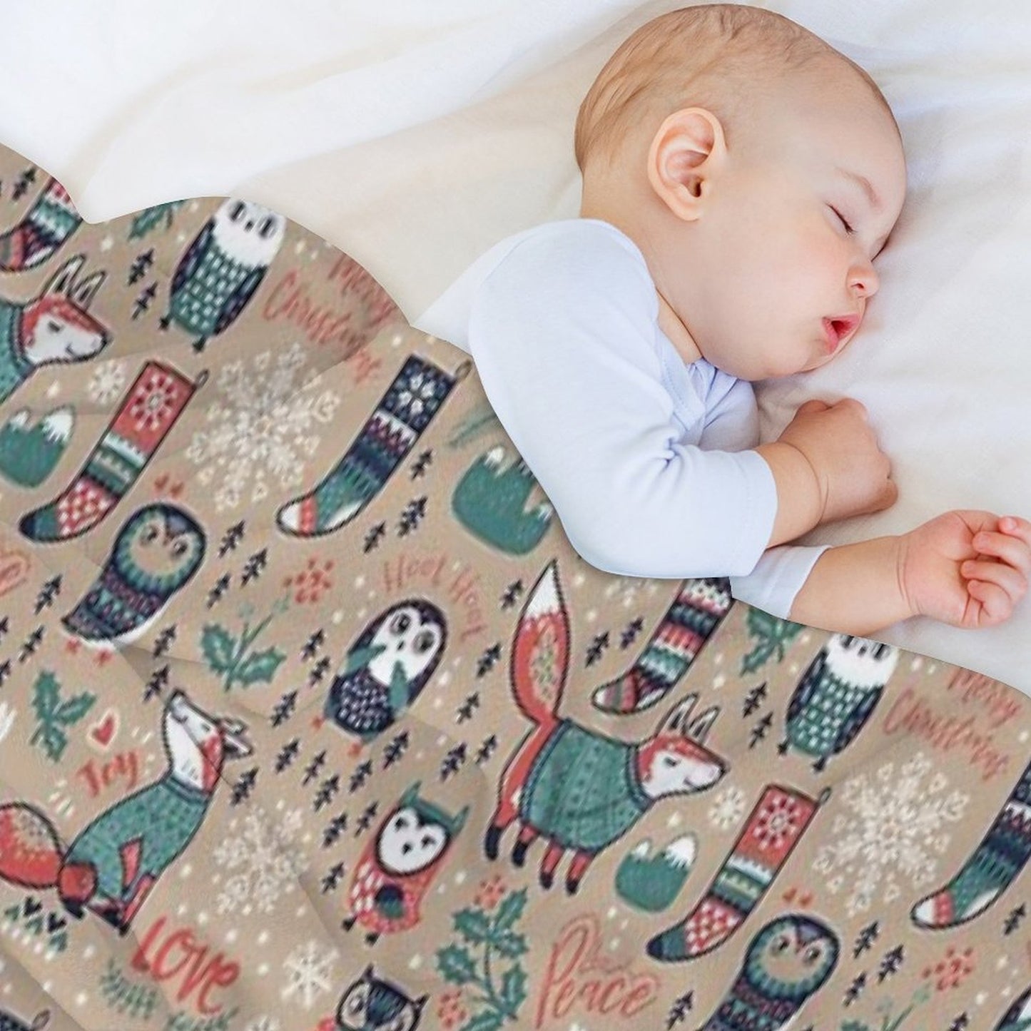 Christmas Wishes Throw Blanket