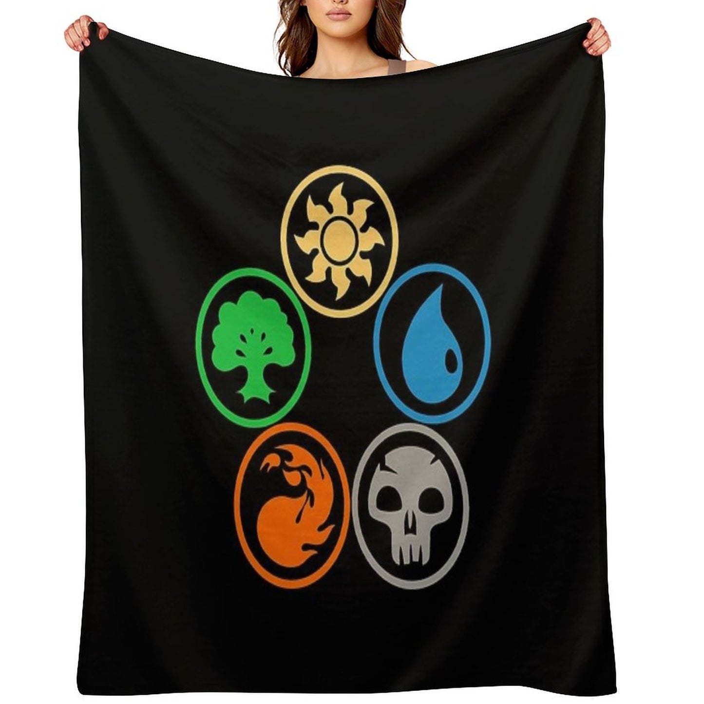 Amergo Posisi Pas Throw Blanket