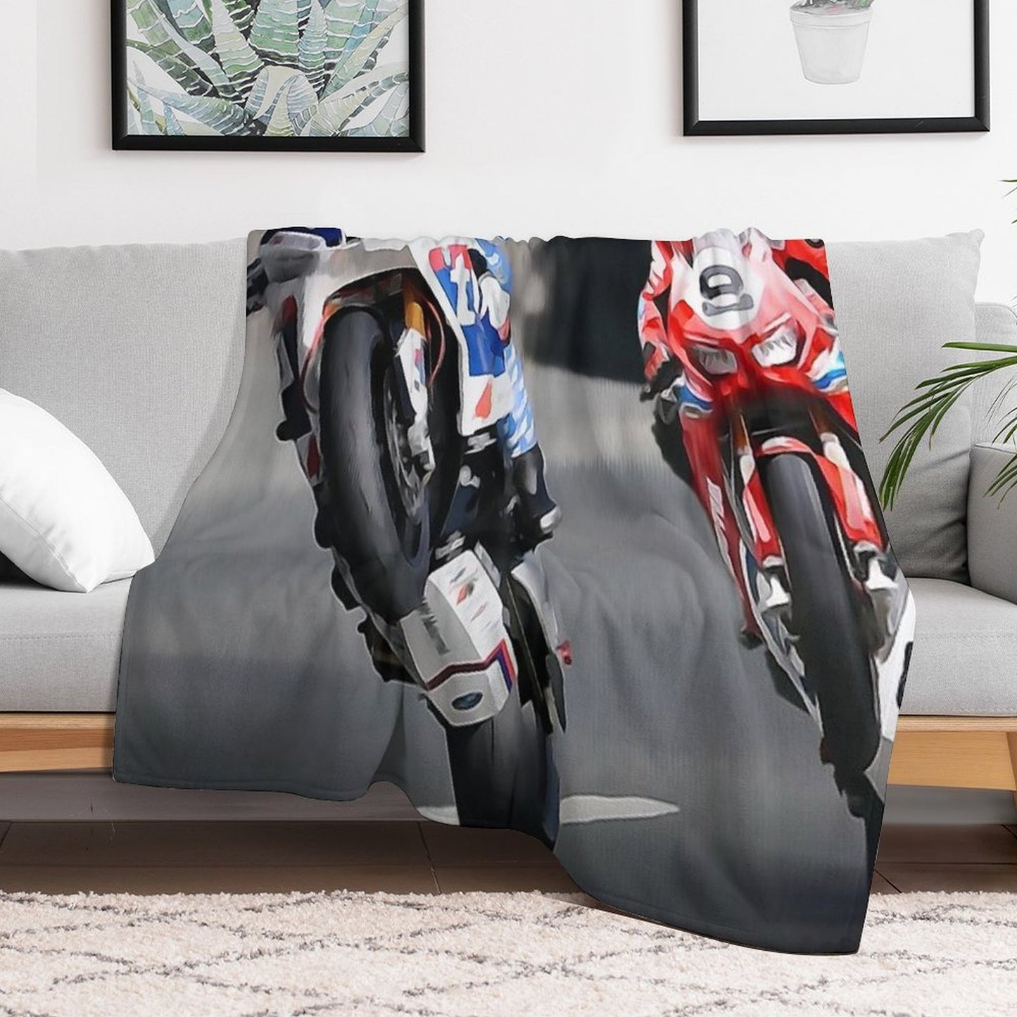 Isle of Man TT Intensity Throw Blanket