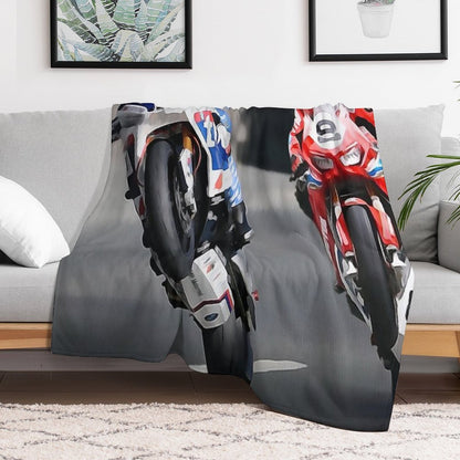 Isle of Man TT Intensity Throw Blanket