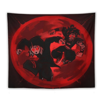 RED LEATHER SKIN Tapestry