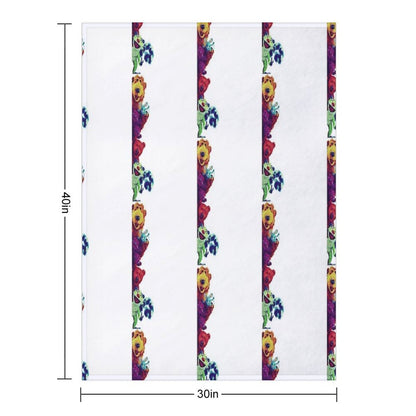 Bear In The Big Blue House - Bear And Friends Throw Blanket