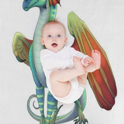 Glory The RainWing Throw Blanket