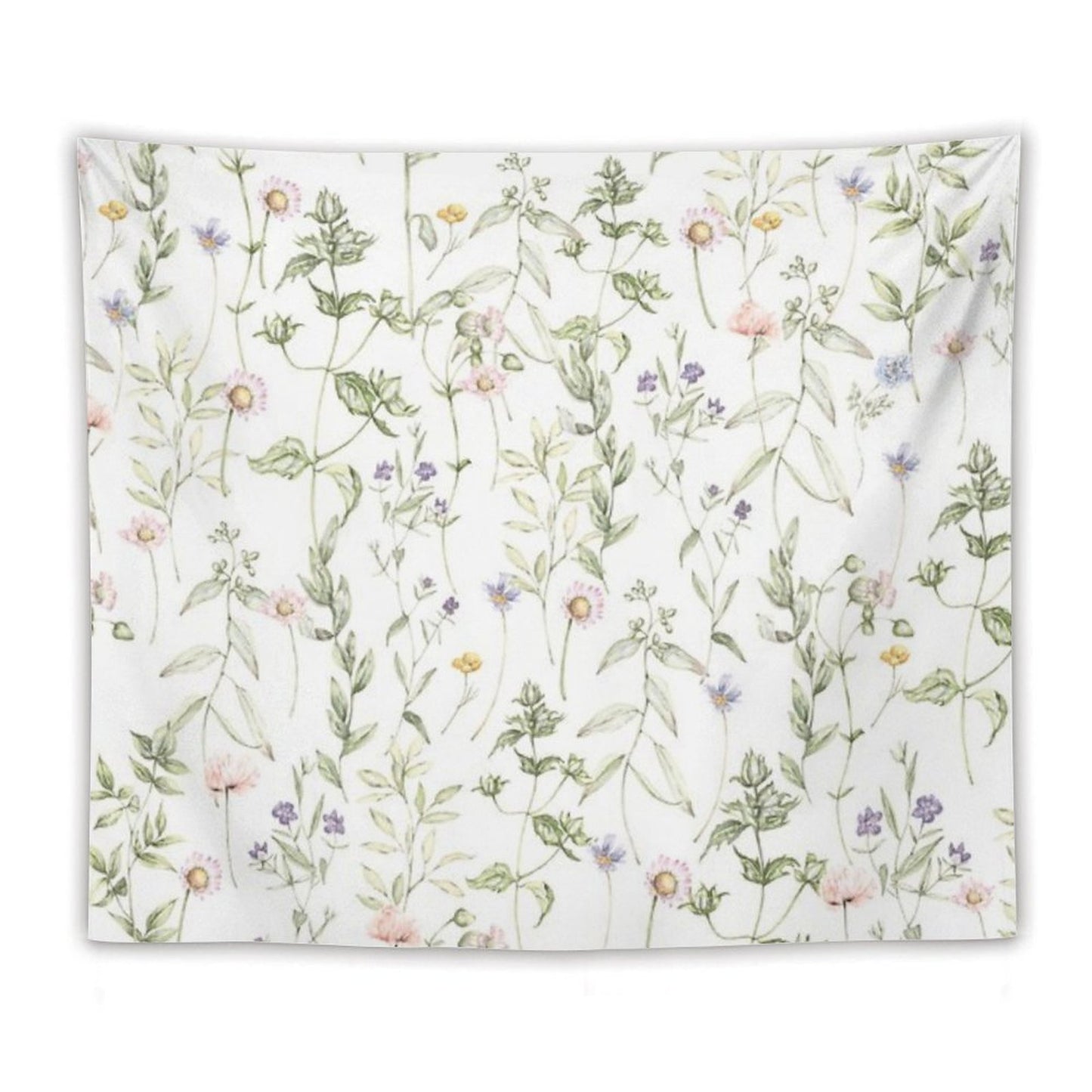 Pastel Vintage Flowers Tapestry