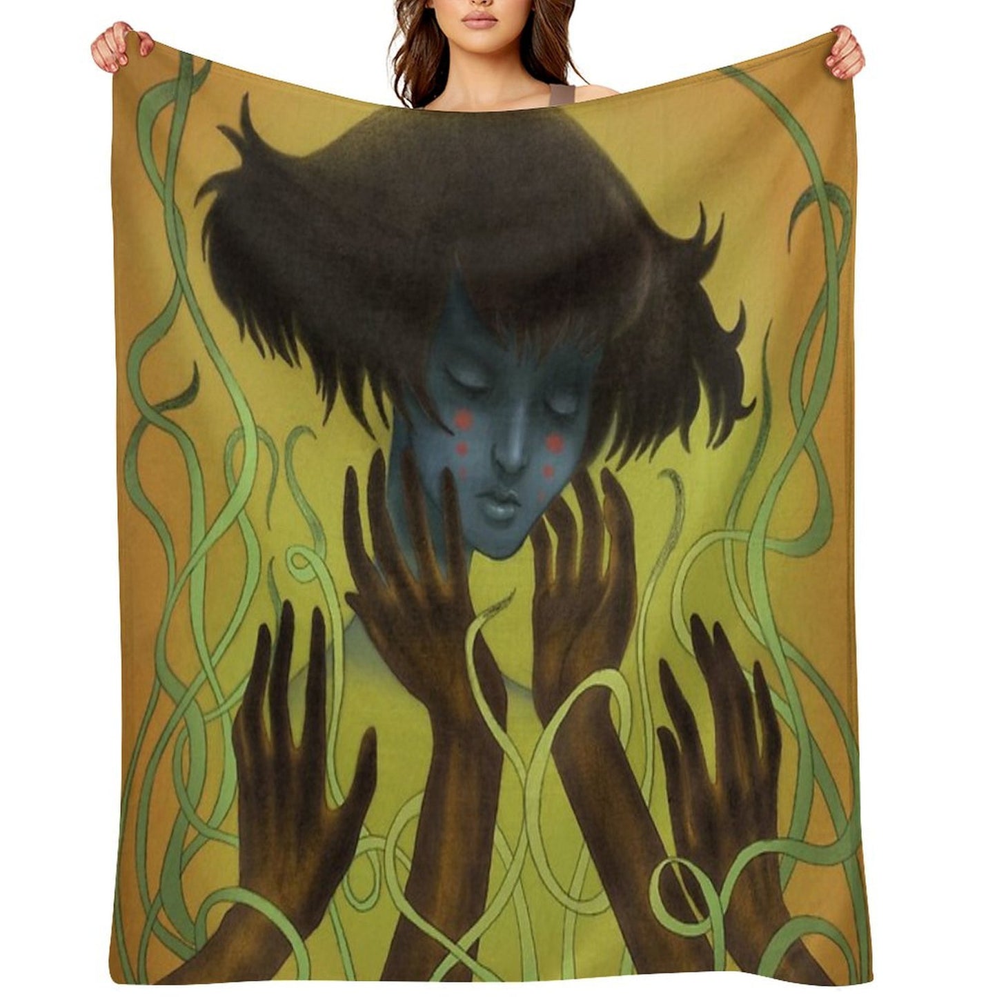 Handle With Care Throw Blanket