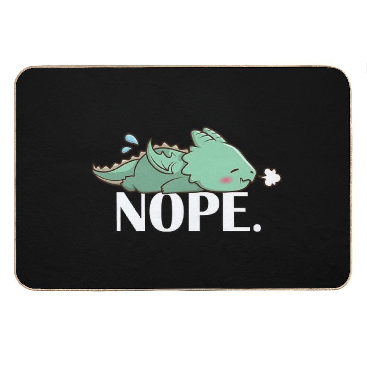 Kawaii Dragon Bath Mat