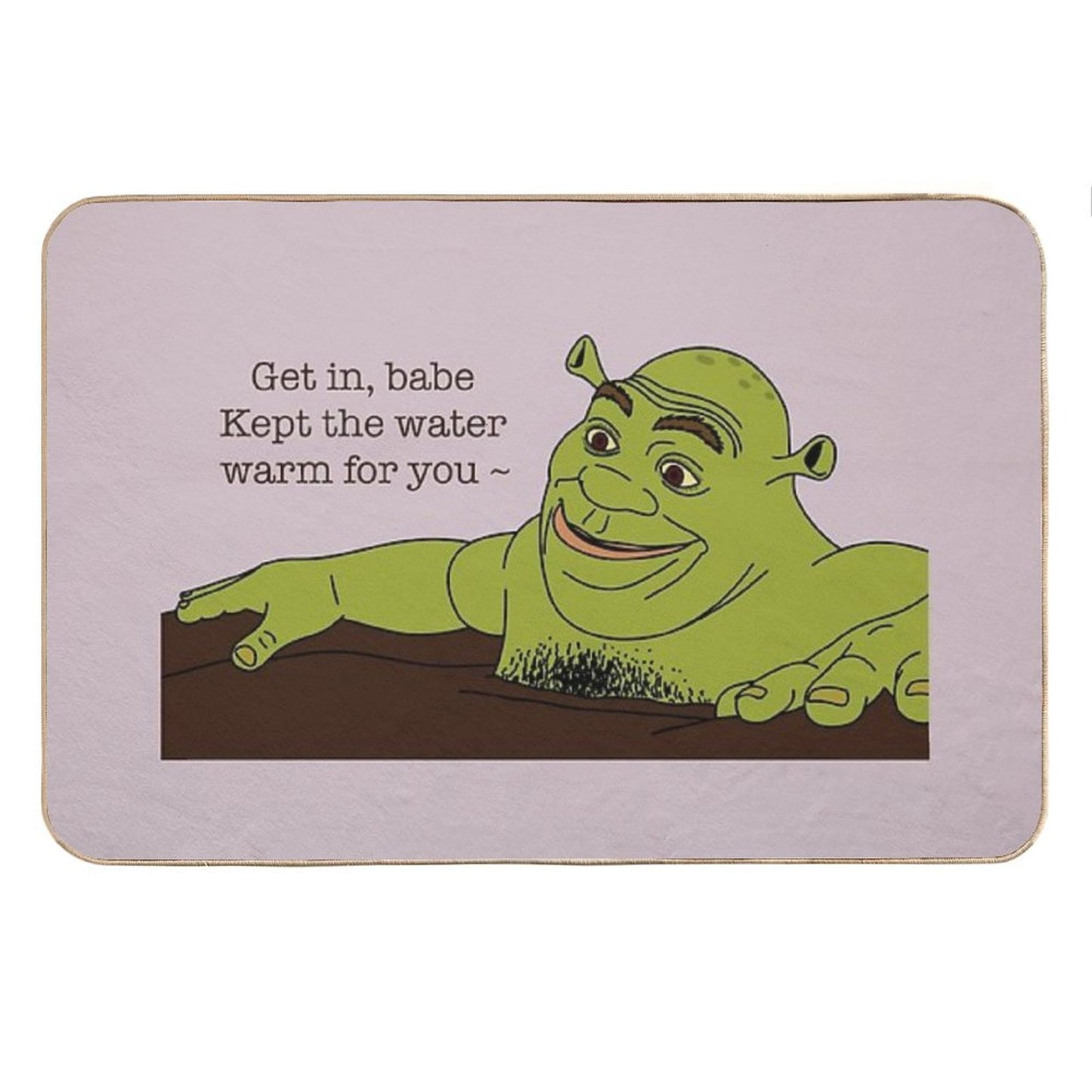 Shrek’s ❤️Hot❤️ Tub Bath Mat