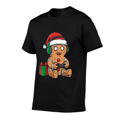 Christmas Gingerbread Gamer Xmas Gaming Boys Kids Youth Men  Affordable Price T-Shirt