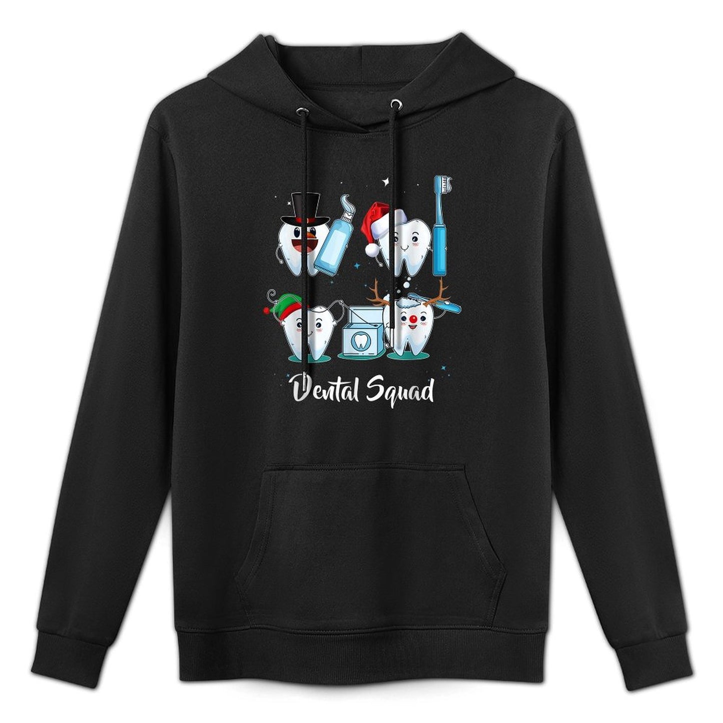 Dental Squadth Dentist Christmas Dental Xmas Pajamas Shrink-Resistant Hoodie