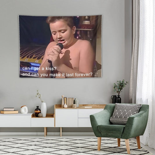 Can I Get A Kiss Gibby Tapestry