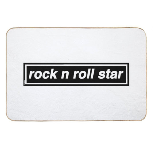Rock N Roll Star - OASIS Band Tribute - MADE IN THE 90s Bath Mat