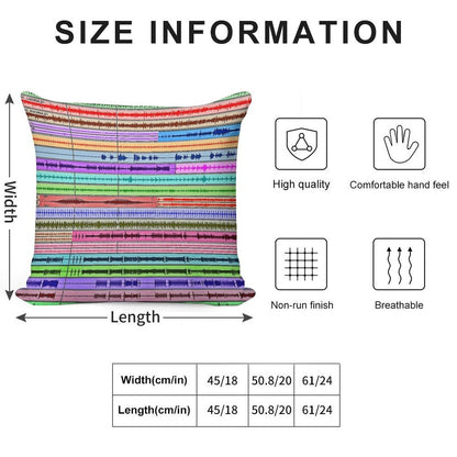 Music Tracks - Producer  Engineer Art Soft Durable Construction Throw Pillow