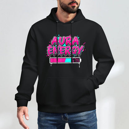 Aura Energy 67 Six Seven Drip Funny Gen Alpha Customizable Surface Hoodie