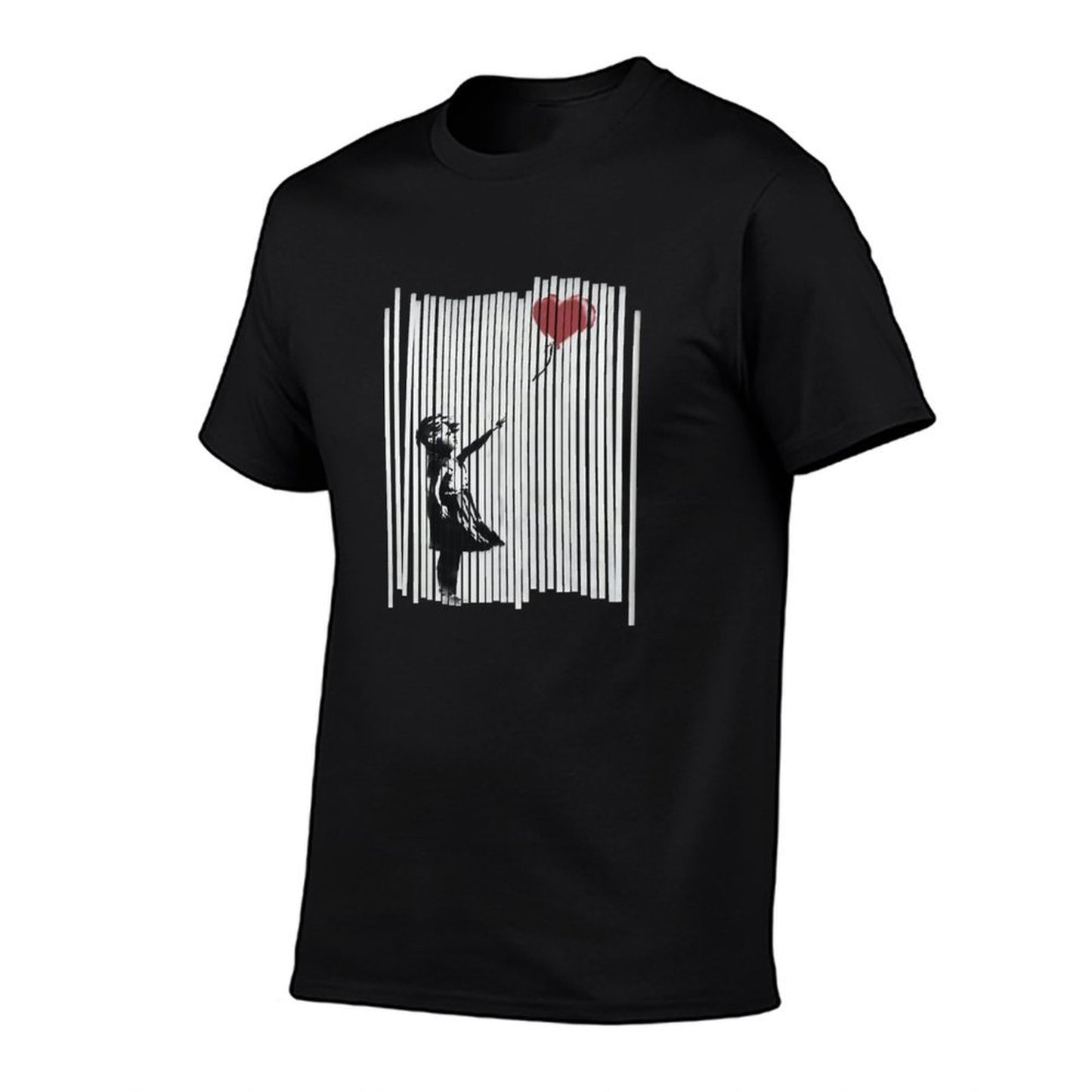 Hey! I Fixed It! Banksy Shredded Balloon Girl  Fade-proof Color T-Shirt