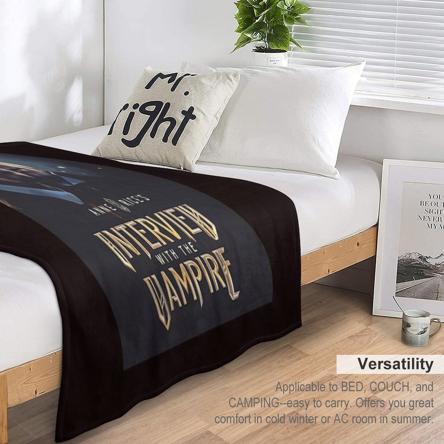 Interview With The Vampire Throw Blanket