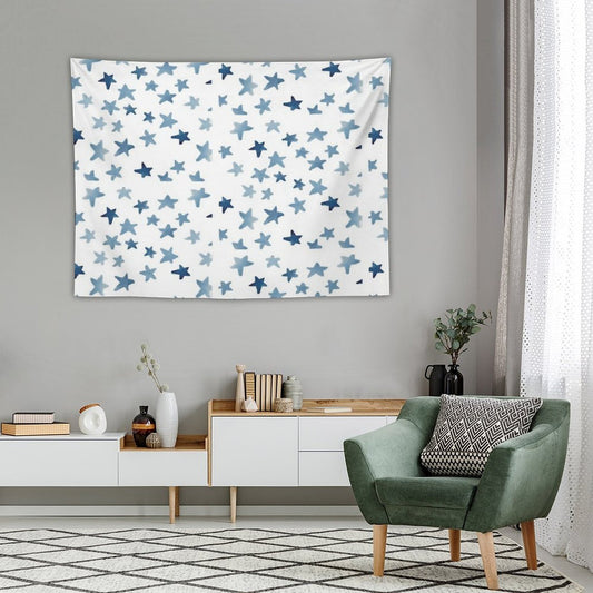 Blue Stars Tapestry