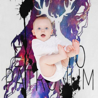 EXPECTO PATRONUM HEDWIG GALAXY 2 Throw Blanket