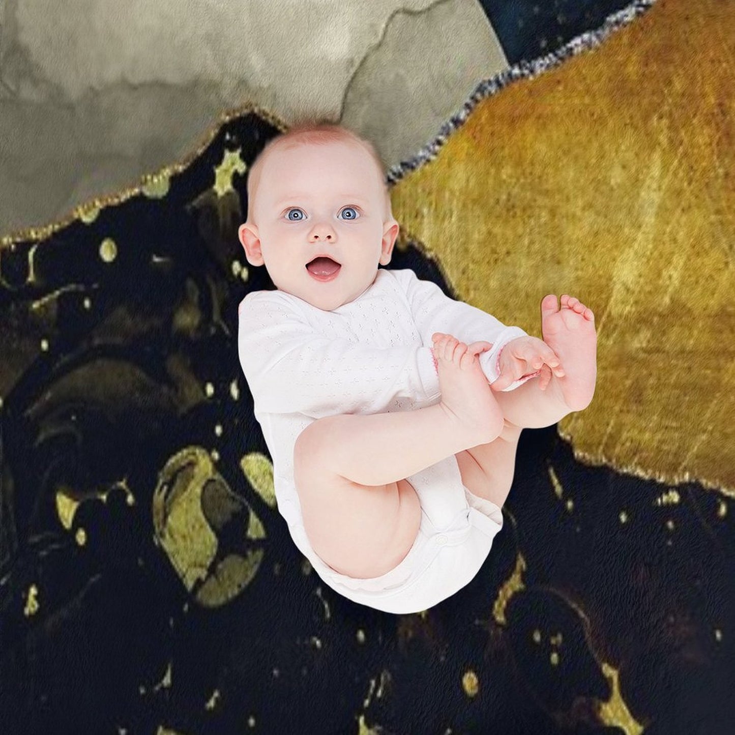 Bronze Night Throw Blanket