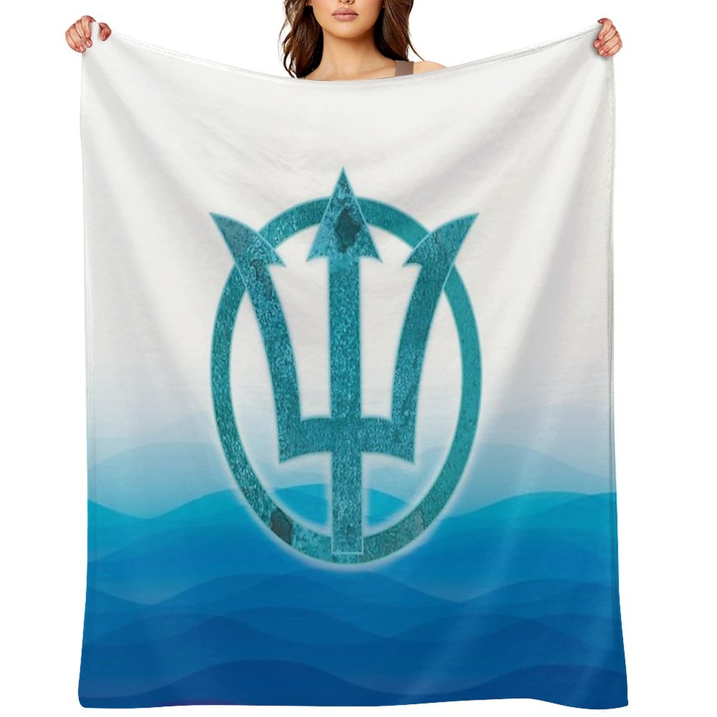 Poseidon Throw Blanket
