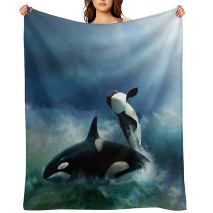 Orca Throw Blanket