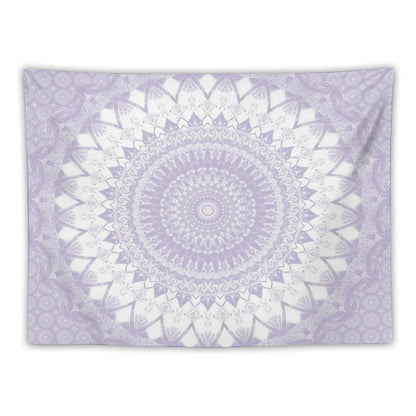 Boho Pastel Purple Mandala Tapestry