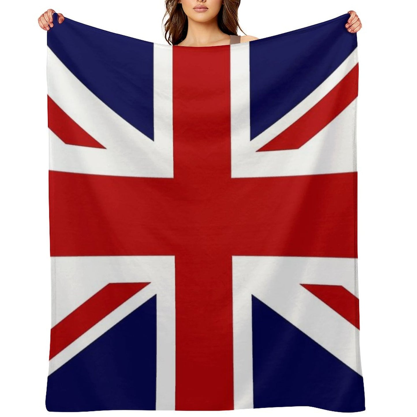 Union Jack Flag of The UK Throw Blanket