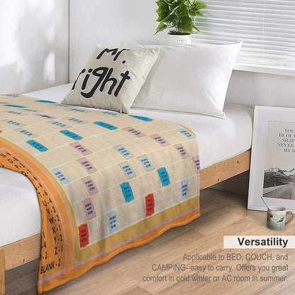 Scrabble Throw Blanket