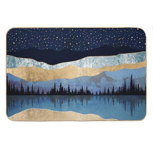 Midnight Lake Bath Mat
