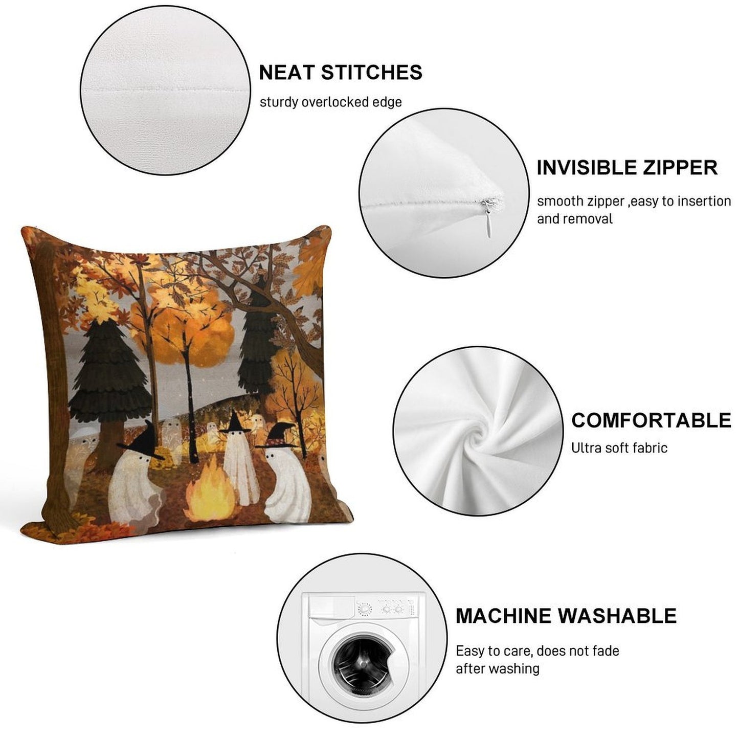 Covern Soft Reinforced Edging Throw Pillow