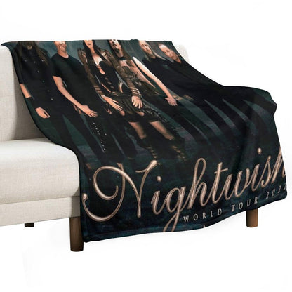 Nightwish 2 Loerrcok Human Nature World Tour 2022 Throw Blanket