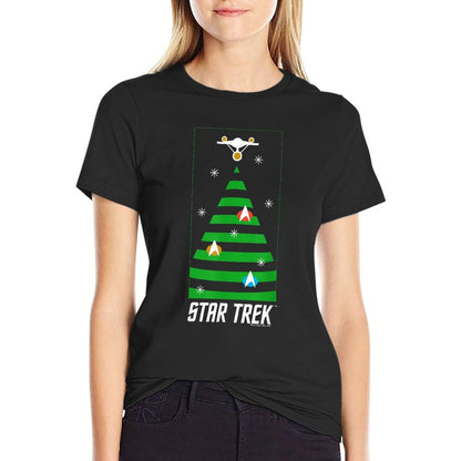 Star Trek The Original Series Christmas Tree  Moisture-wicking T-Shirt