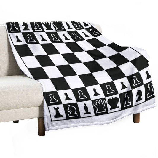 Chess Board Blanket Throw Blanket