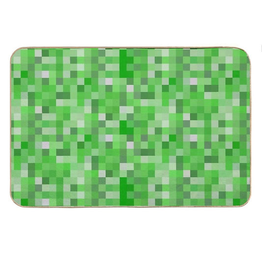 Minecraft Creeper Texture Bath Mat