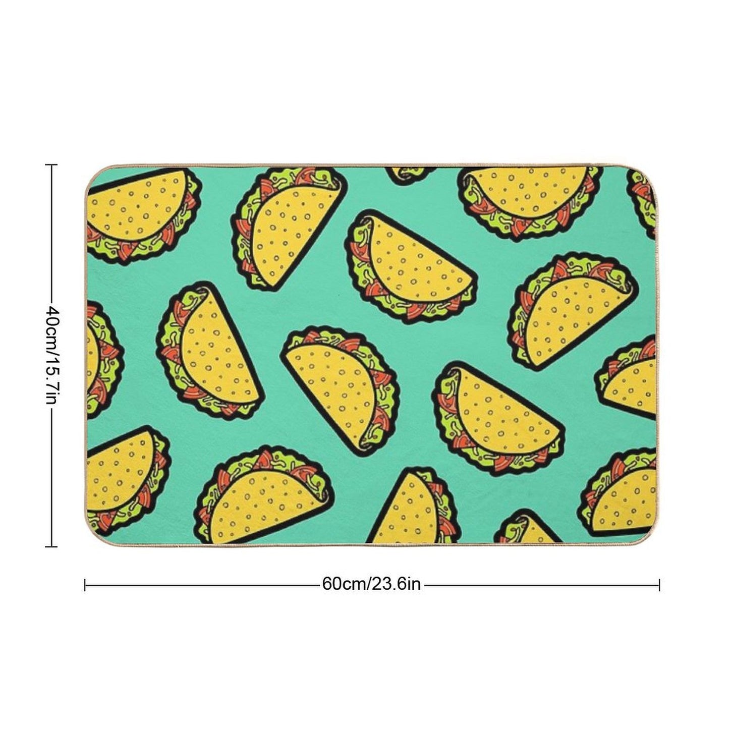 It's Taco Time!  Toxin-Free Bath Mat