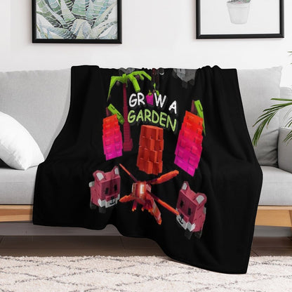 Grow A Garden Game Throw Blanket
