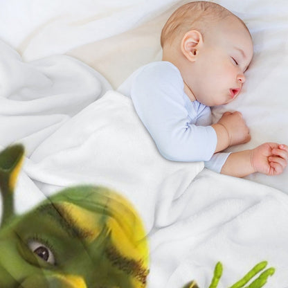 Shrek Wazowski Throw Blanket